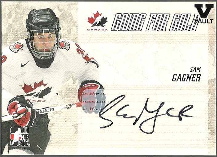 (image for) 2007 ITG Going For Gold World Juniors Autographs #22 Sam Gagner